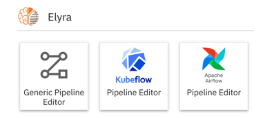 Pipeline editor links in launcher