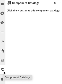 Component catalogs tab